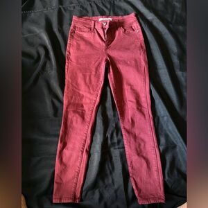 Sam Edelman burgundy Skinny Jeans
